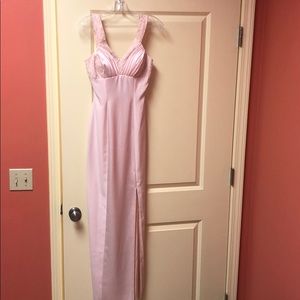 Blush pink prom/bridesmaid dress